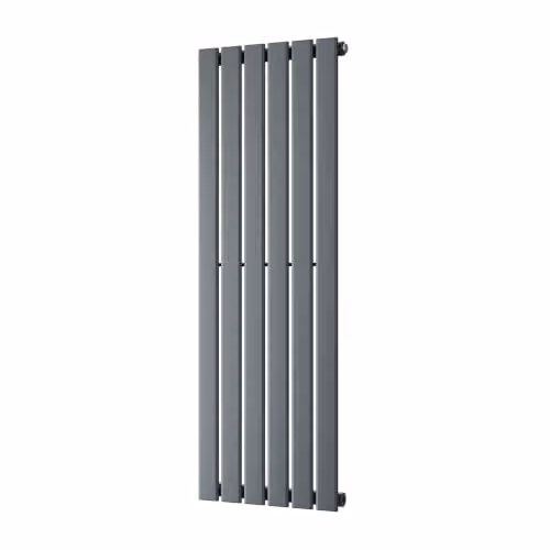 UK Radiators Typhoon Anthracite Vertical Designer Steel Radiator H: 120 cm, W: 40.8 cm – 2