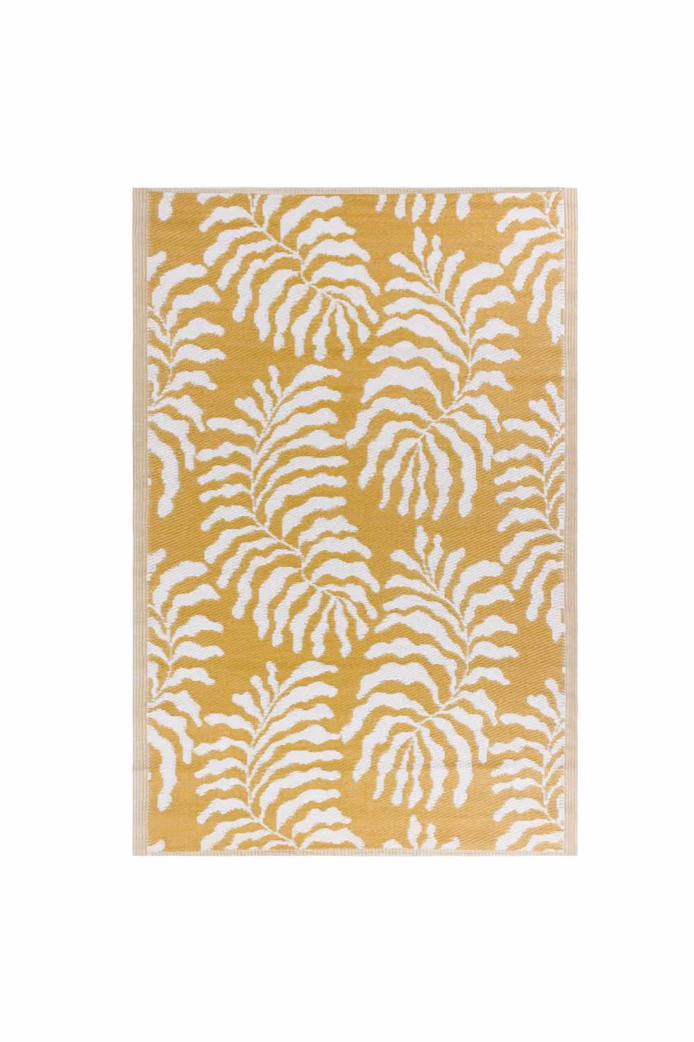 Furn Terrys Woven Floral Indoor/Outdoor Rug in Yellow, W/D/H: 120 x 180 cm – 2