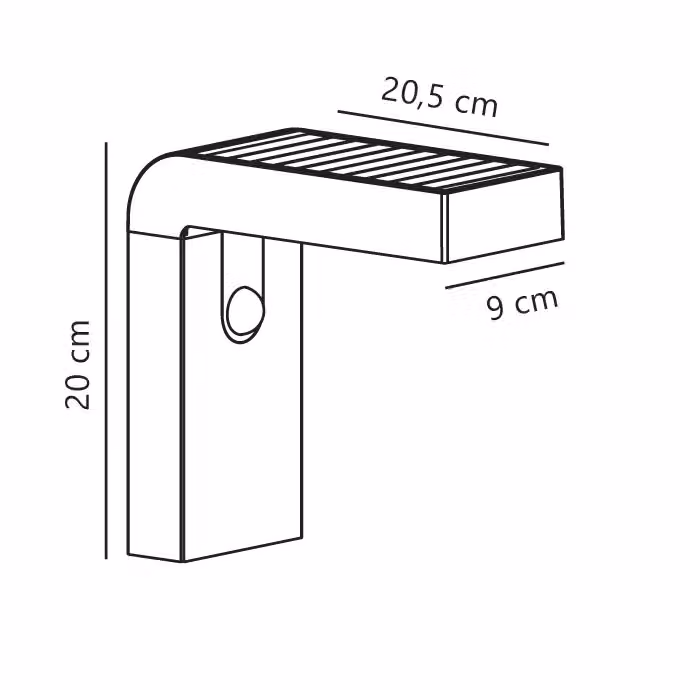 Nordlux Alya Solar LED Outdoor Wall Light in Black Plastic with Motion and Dusk Sensors, Warm White 3000k, IP44 – 5