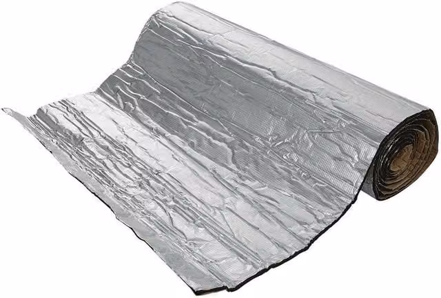 Living and Home Self Adhesive Aluminum Foil Insulation Roll, Silver – 1