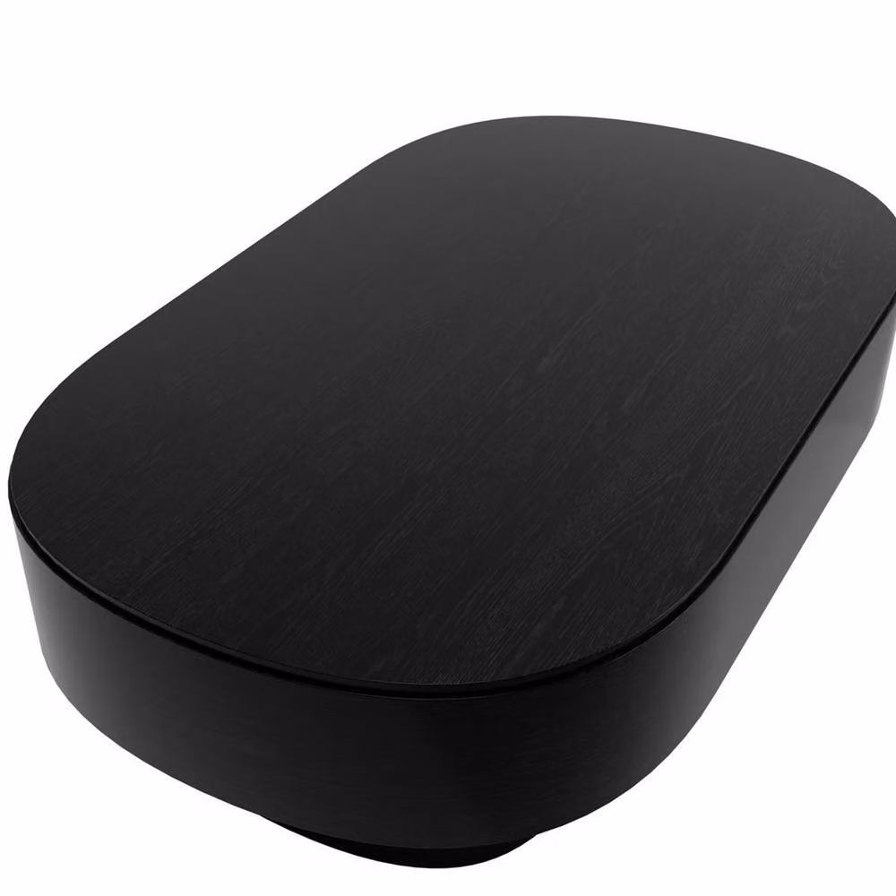 Lemon Pavilion Furniture Kuma Indoor Coffee Table, Black Wood, W: 100 cm, D: 60 cm, H: 30 cm – 3