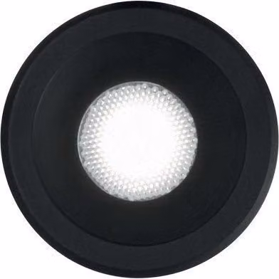 Netlighting Virus Integrated LED Indoor Recessed Downlight Lamp, Black, 3000K Warm White – 2