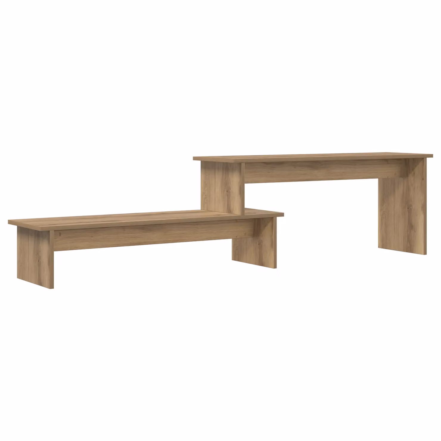 Berkfield Home Artisan Oak TV Cabinet in Brown, W/D/H: 180 x 43 x 43 cm – 2