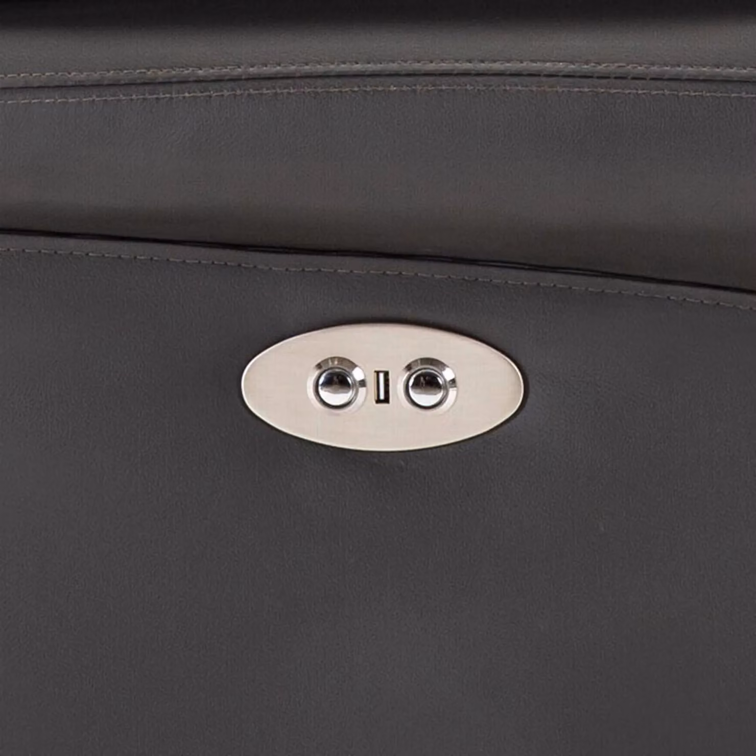 More4Homes Oakford Electric Auto Recliner Wingback Chair in Grey Bonded Leather with USB Port – 6
