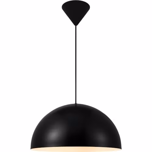 Nordlux Ellen Black Metal Pendant Light with E27 Socket, Diameter: 40 cm – 1