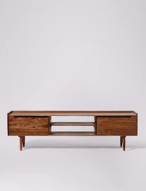 Swoon Southwark Brown Acacia Wood 2 Door Media Unit