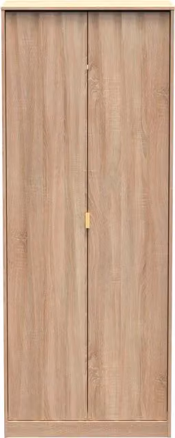 Ready Assembled 2 U Dallas 2 Door Wardrobe in Light Oak – 1