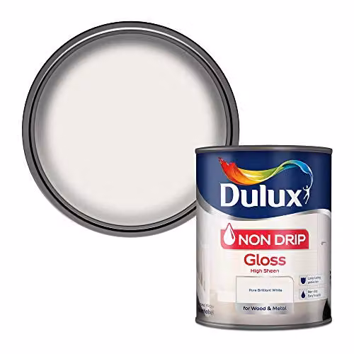 Dulux Gloss Paint for Wood and Metal, White, 0.75 l – 1