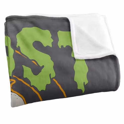 Warner Bros. Beetlejuice Ghost Silky Touch Super Soft Fleece Throw Blanket, Multicolour, W: 152.4 cm, D: 127.0 cm – 2