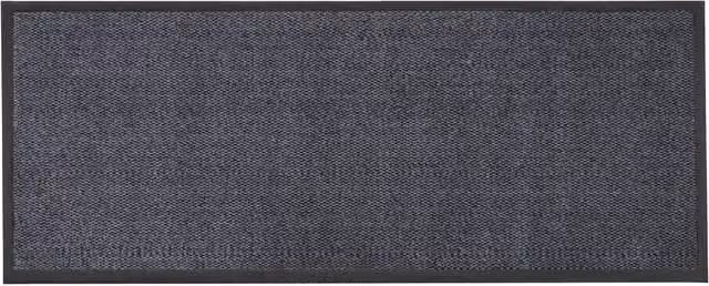 JVL Heavy Duty Dirt Repellent Barrier Door Mat, Blue and Black, W: 60 cm, L: 150 cm
