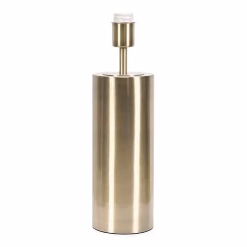 ValueLights Antique Brass Single Stem Touch Dimmer Table Lamp Base in Gold/Bronze – 1