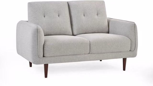 Cheshire Remy 2 Seater Modern Fabric Sofa in Grey – 1
