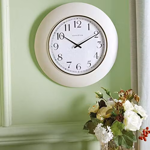 MySmartBuy Modern Round Silent Quartz Wall Clock in Grey, Diameter: 30 cm – 4