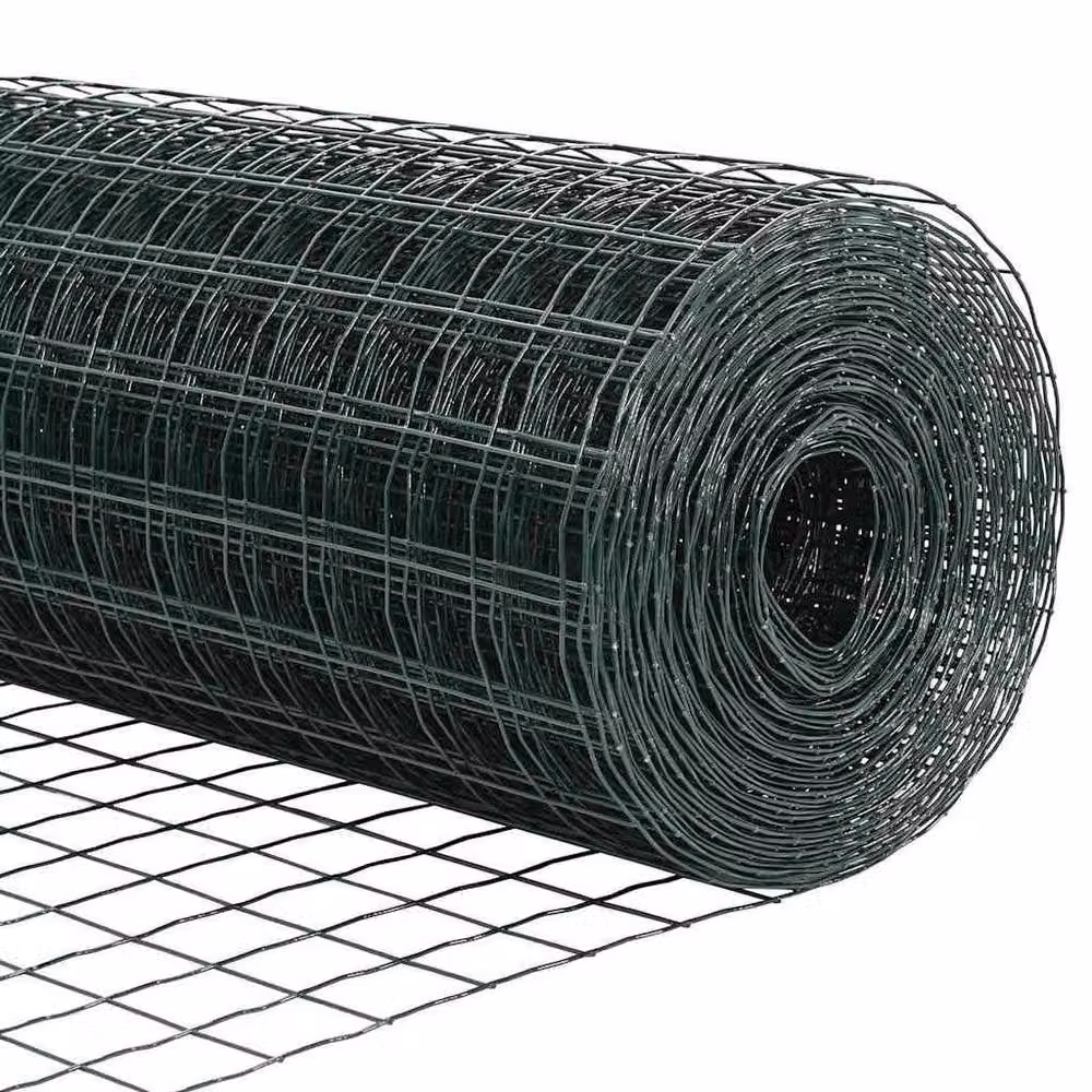 Berkfield Home Euro Fence Green PVC-Coated Steel Rectangular Fencing, H: 1.5 m x W: 10 m – 5