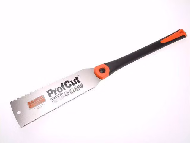Bahco Profcut Double Sided Pull Saw 240 mm, 8.5 & 17 TPI, Orange