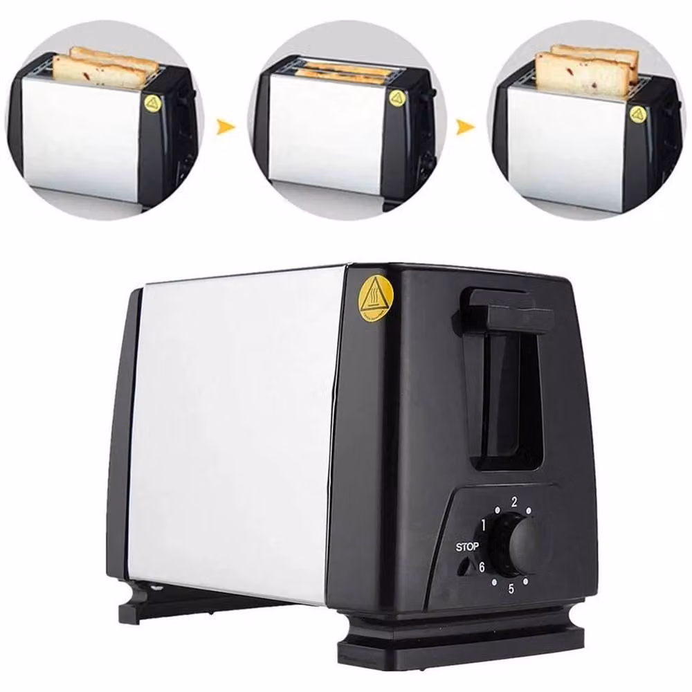 Nordara Automatic Stainless Steel Bread Toaster in Silver and Multicolour – 3