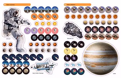 DK Space Ultimate Sticker Book, Multicolour, H x W: 27.8 x 21.5 cm – 6