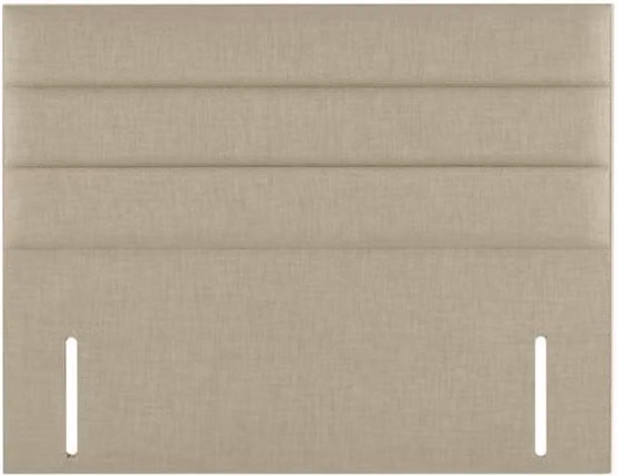 Deluxe Howarth Beige Fabric Floor Standing Headboard for Small Double Beds