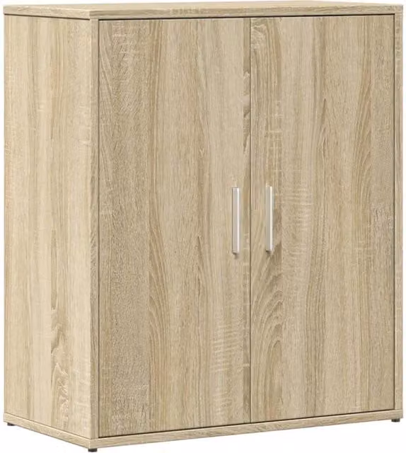 Berkfield Home Sonoma Oak Sideboard in Light Brown, W/D/H: 60 x 31 x 70 cm