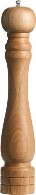 Orsina Soka Brown Rubberwood Pepper Mill, Height: 38.1 cm – 2