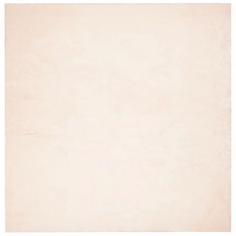 Berkfield Home HUARTE Square Short Pile Washable Rug in Beige, 160 x 160 cm