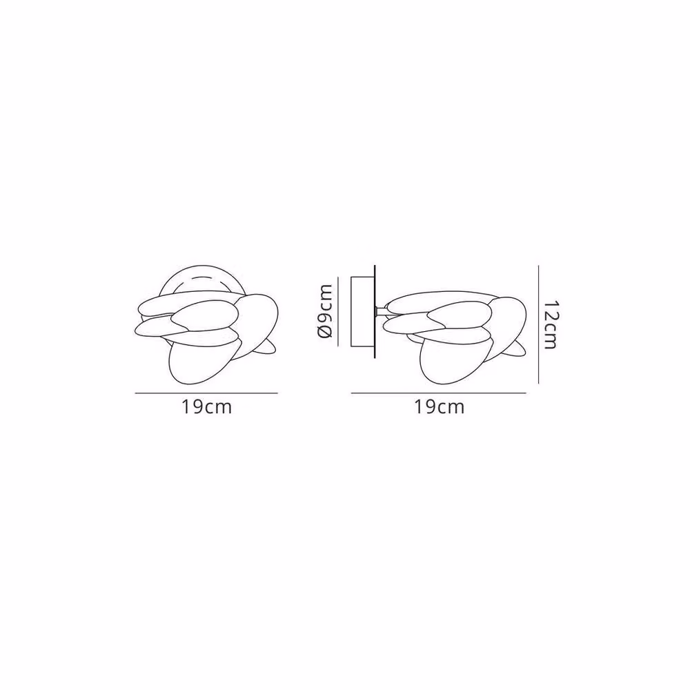 Netlighting Nido LED Wall Light, Chrome and Grey, 6W, 3000K, 500lm – 2