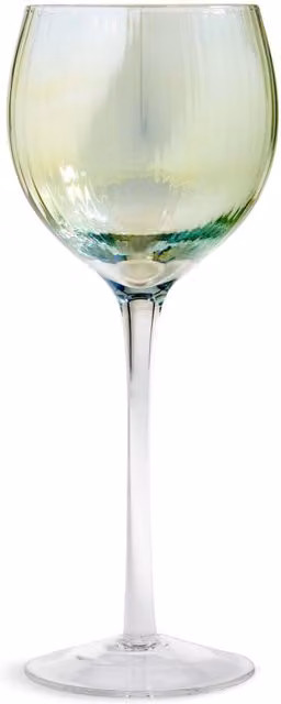 M&S Set of 4 Ophelia Green Mixed Colour Wine Glasses