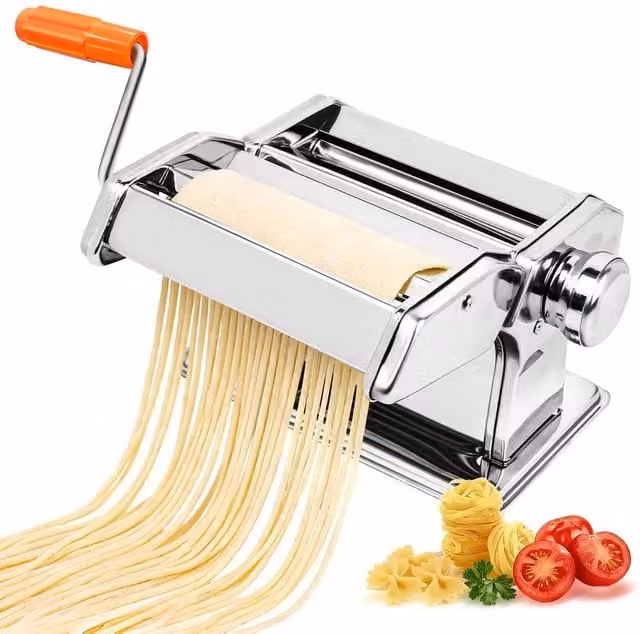 Kelvenix Stainless Steel Pasta Machine in Silver – 1