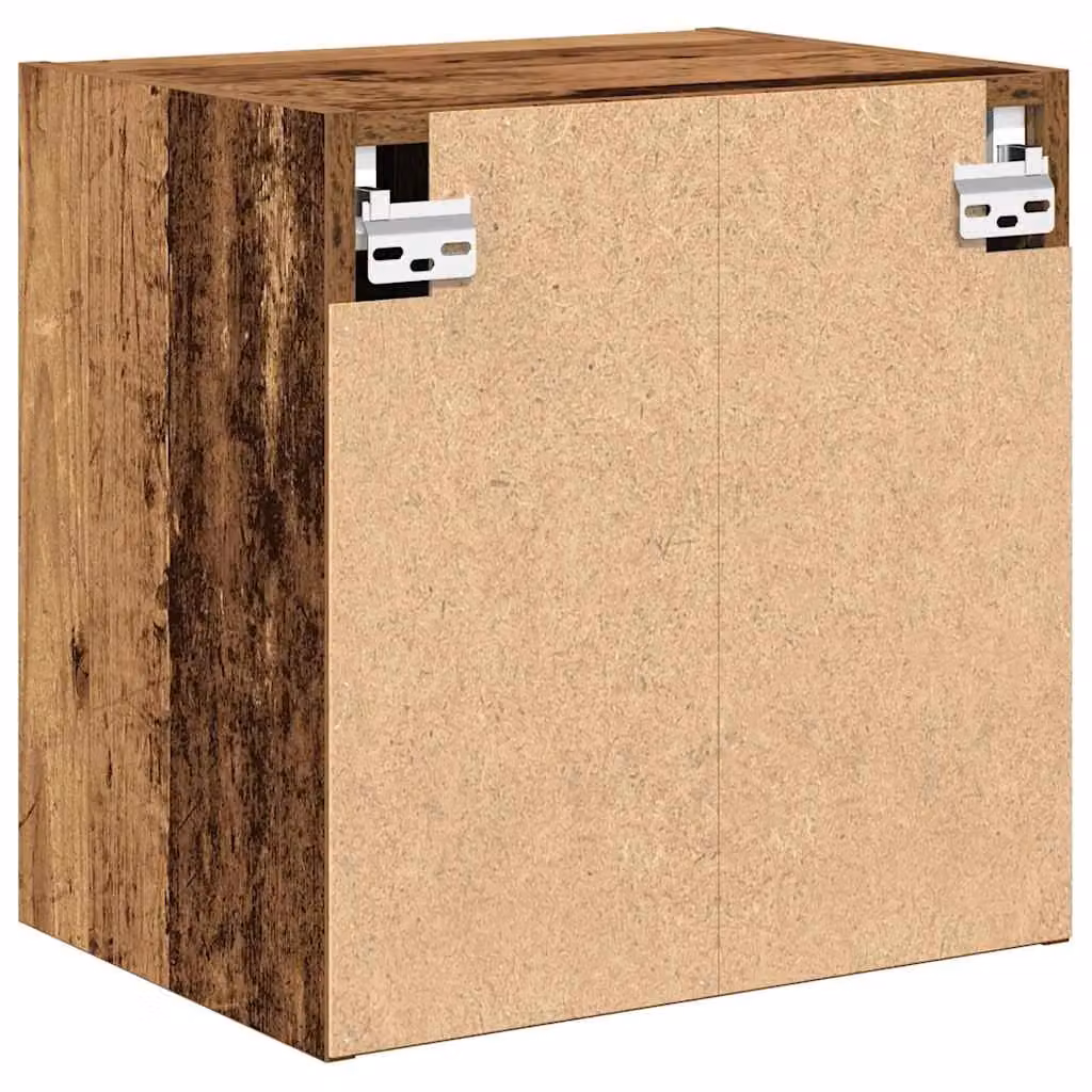 Berkfield Home Garage Wall Cabinets, 2 Piece Set in Brown Old Wood Engineered Wood – 6