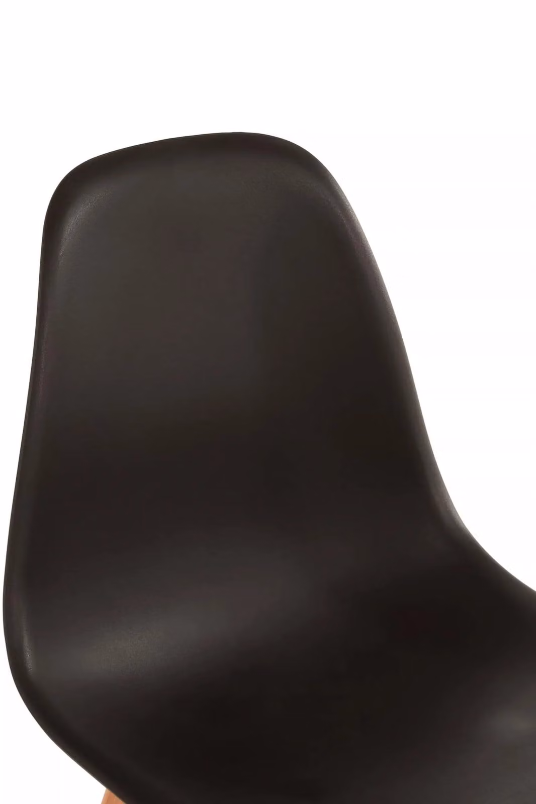 Interiors by Premier Orsina Black Synthetic Leather Chair with Beech Wood Legs – 4