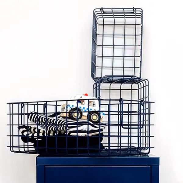 Mustard Made The Baskets in Navy Blue – 2