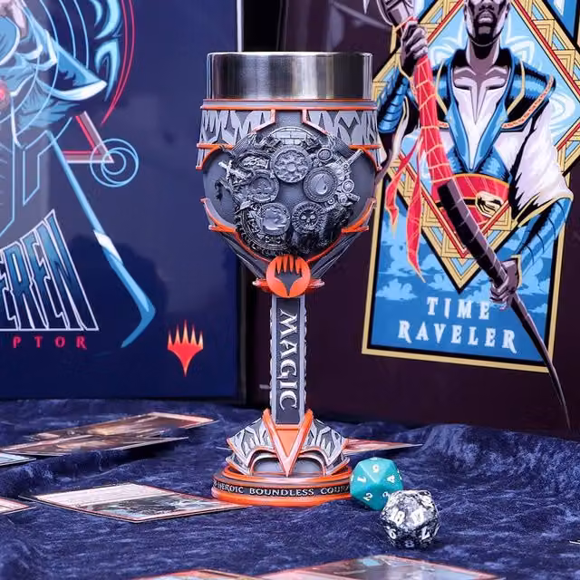 Nemesis Now Magic The Gathering Goblet Mug in Black and Multicolour, Height: 19.5 cm