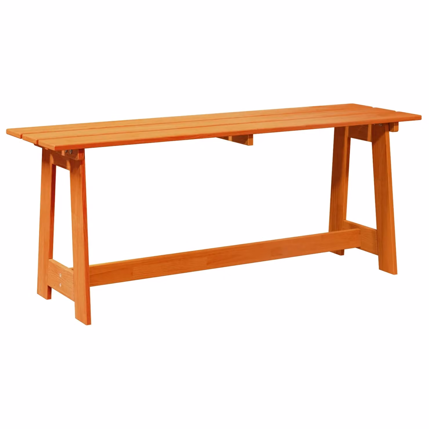 Berkfield Home Outdoor Acacia and Pine Wood Bench in Brown, W/D/H: 119 x 35 x 47 cm – 2