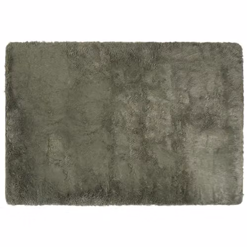 OHS Soft Fluffy Modern Shaggy Area Rug in Green, W/D: 80 x 150 cm