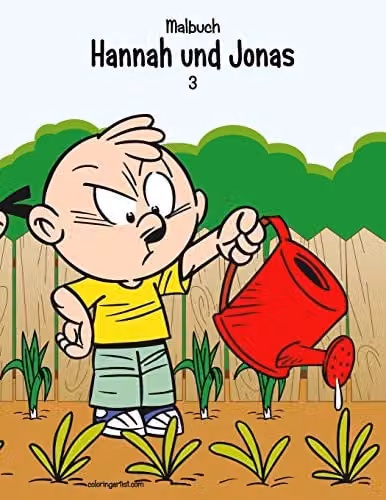 Hannah und Jonas 3 Colouring Book for Children by Independently Published