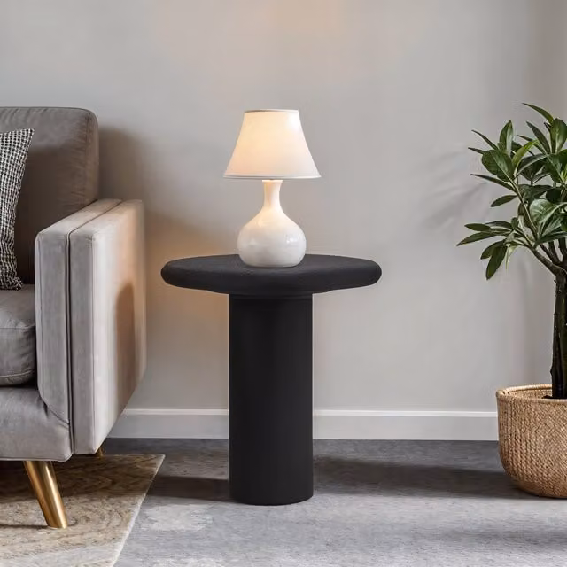 IH Design Modern Matt Black Side Table