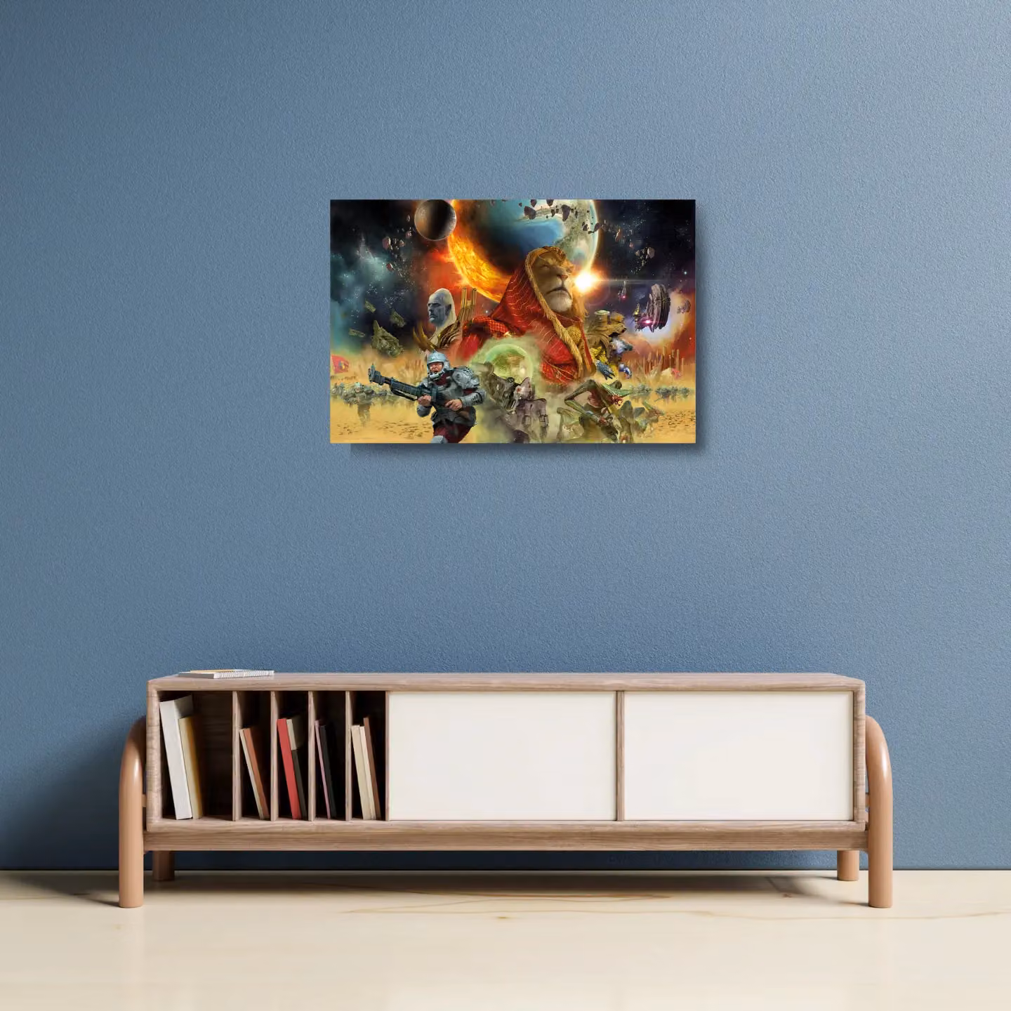 FaNaTtik Twilight Imperium Limited Edition Multicolour Abstract Art Print, W: 29.7 cm, H: 42.0 cm – 3