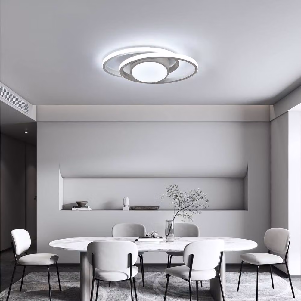 COMELY 39W LED Round Dimmable Ceiling Light with Remote Control in White – 2