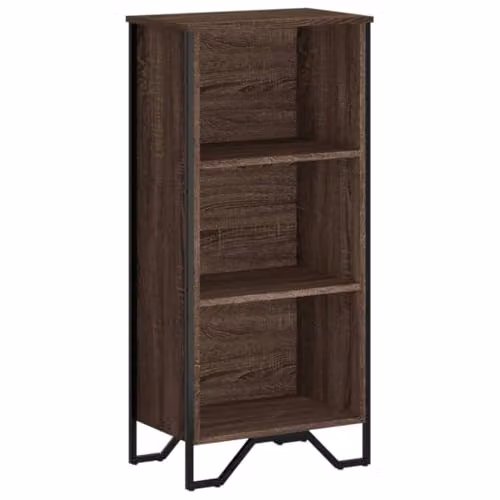 vidaXL Modern Freestanding Bookcase in Brown, W/D/H: 50 x 31 x 106 cm