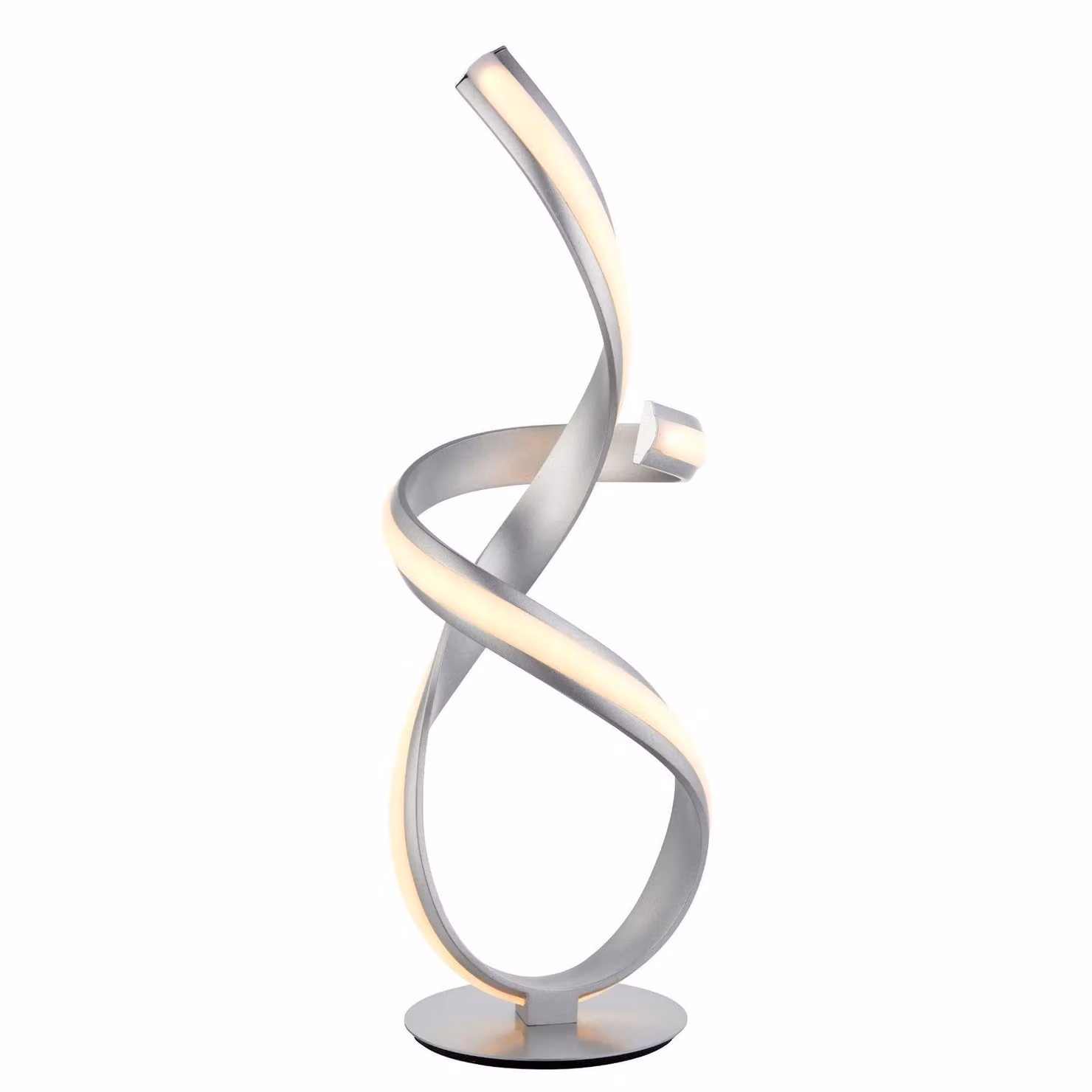 Pagazzi Zkylar LED Table Lamp in Silver and White – 2