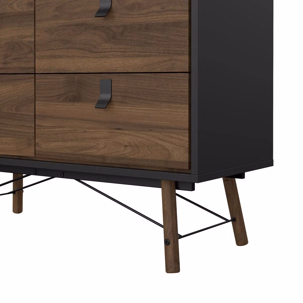Furniture To Go Ry Double Chest of 6 Drawers in Walnut – 4