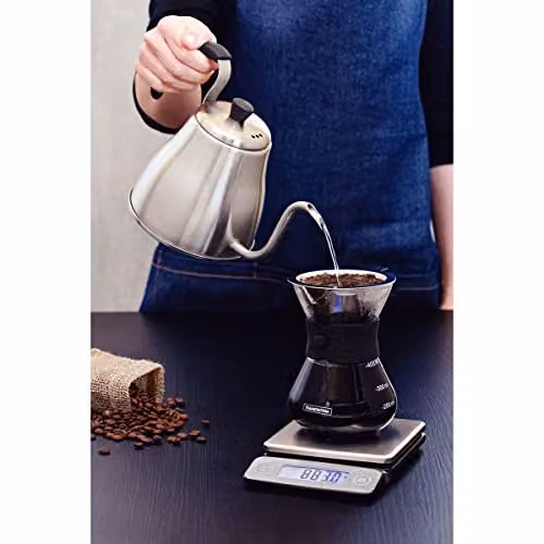 Tramontina Pour Over Coffee Maker with Stainless Steel Filter, 400ml, Transparent Glass – 3