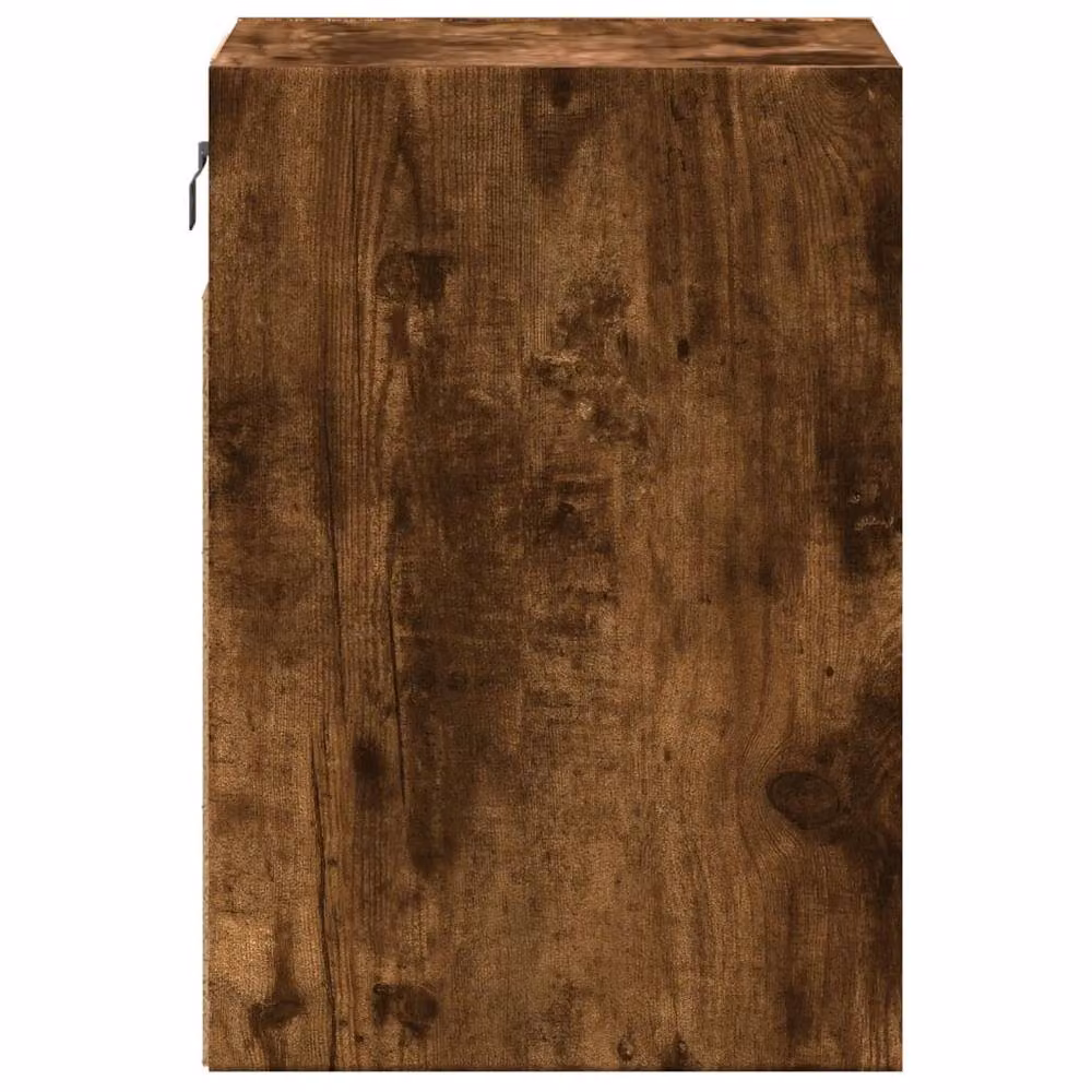 Berkfield Home TV Wall Cabinet with LED Lights in Smoked Oak Brown, W/D/H: 41 x 31 x 45 cm – 6