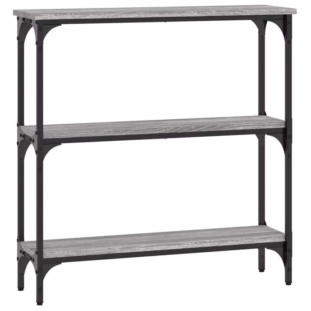 Berkfield Home Grey Sonoma Console Table, W/D/H: 75 x 22.5 x 75 cm – 2