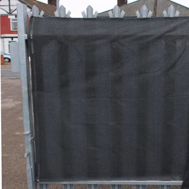 True Products Grey Semi-Transparent Shade Netting Privacy Screening Windbreak W: 5 m, H: 1.5 m