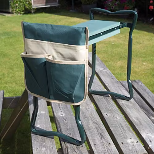 St Helens Home & Garden Folding Multi Use Garden Kneeler and Bench in Green – 2