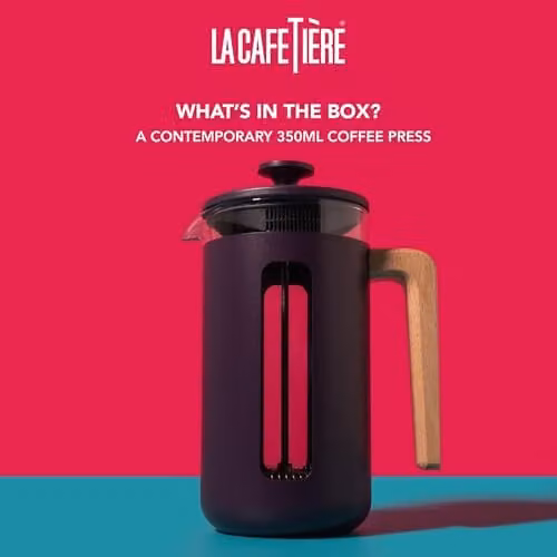 La Cafetiere Pisa 350ml Stainless Steel French Press Cafetière in Purple – 2