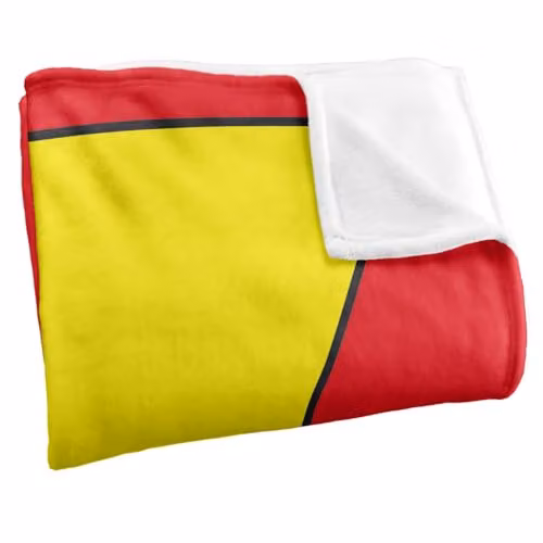 LOGOVISION DC Originals Shazam Silky Touch Super Soft Fleece Throw Blanket, Multicolour, W: 91.44 cm x L: 91.44 cm – 2