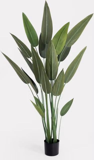 Blooming Artificial 4.5ft Green Heliconia Exotic Plant
