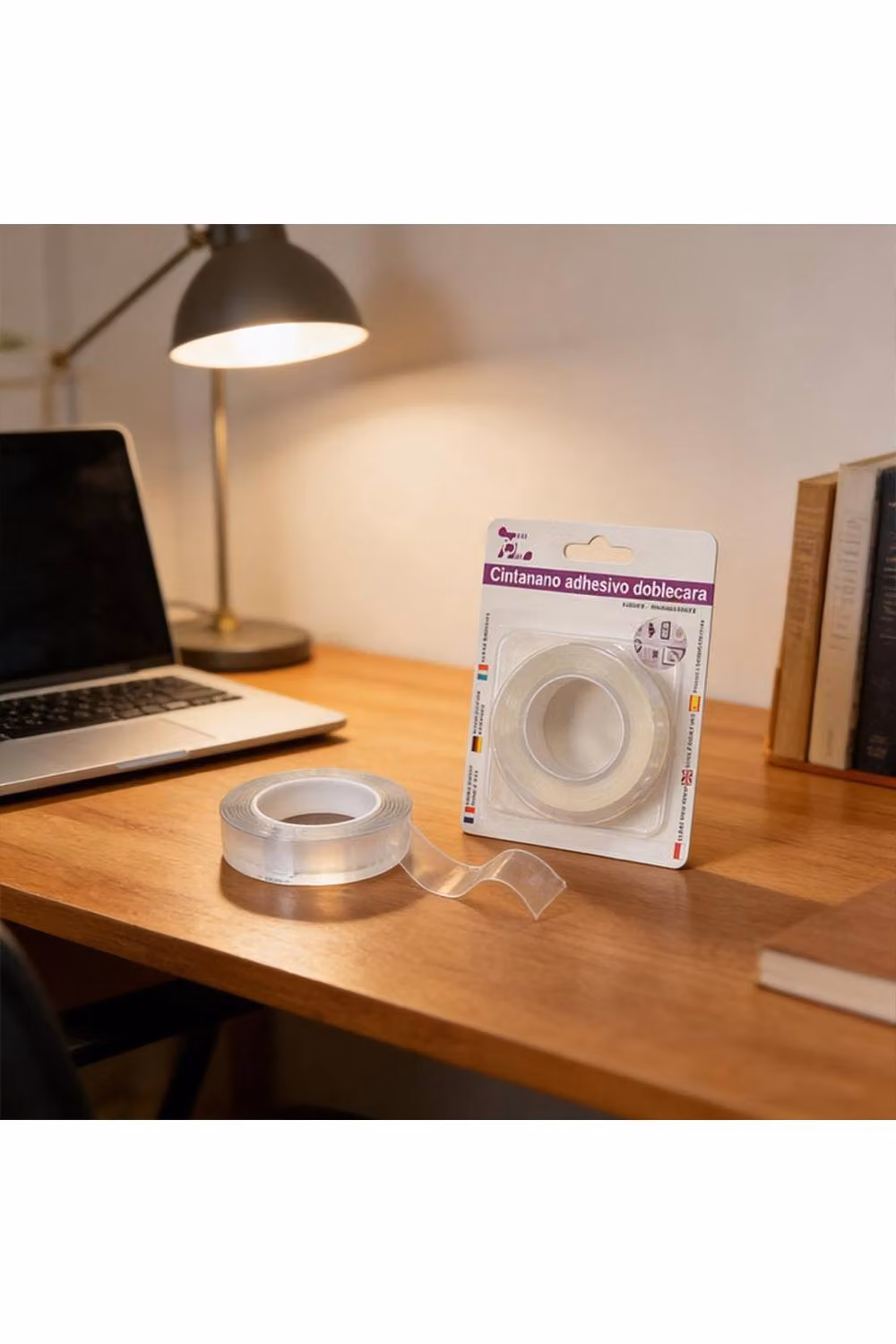KDMD Reusable Waterproof Double Sided Mounting Tape Strip in Transparent – 3